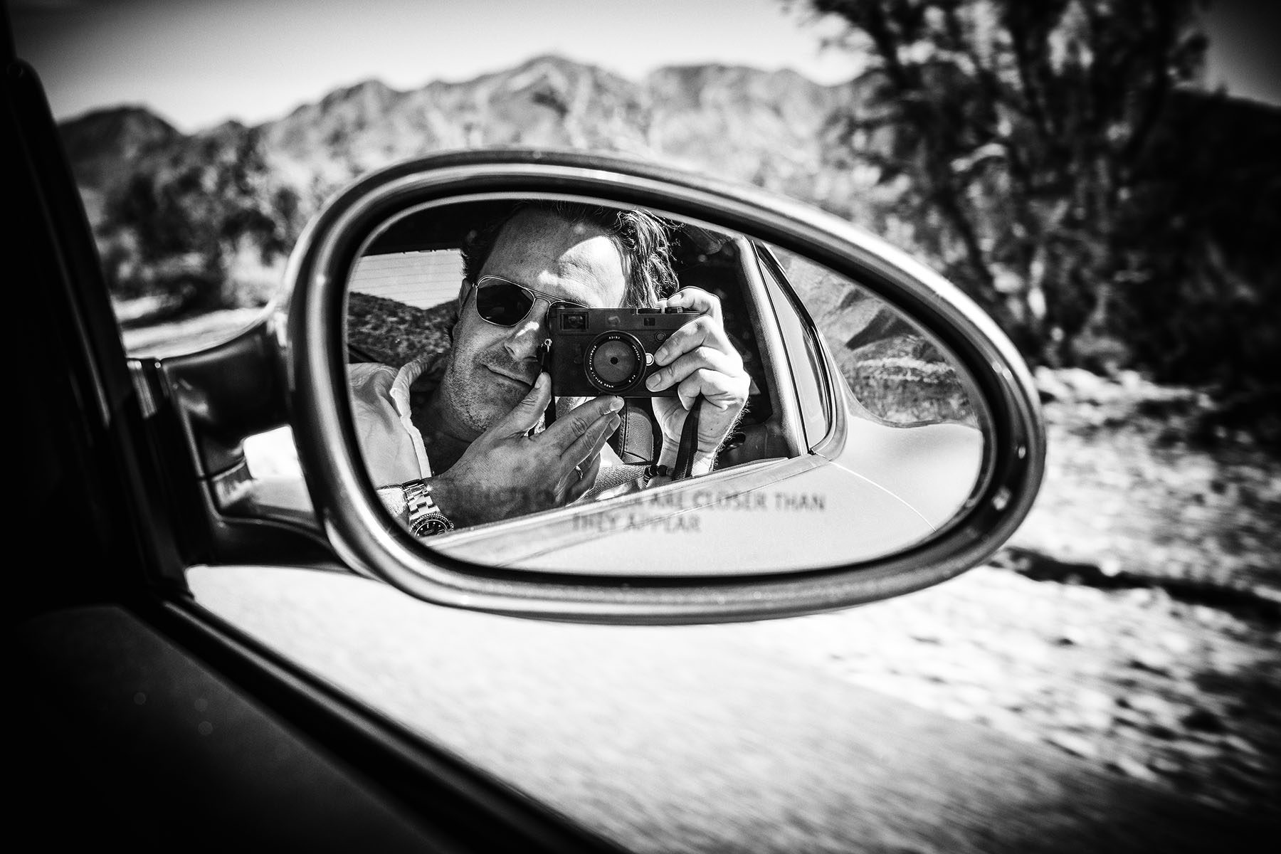 Self-portrait with Leica
